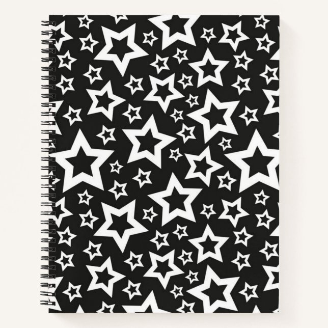 Stars pattern notebook (Front)