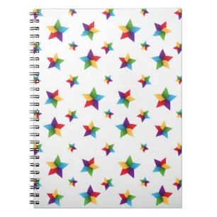 Stars pattern notebook