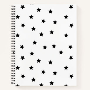 Stars pattern notebook