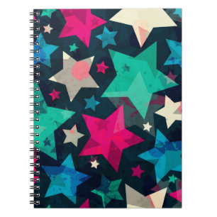 Stars pattern notebook