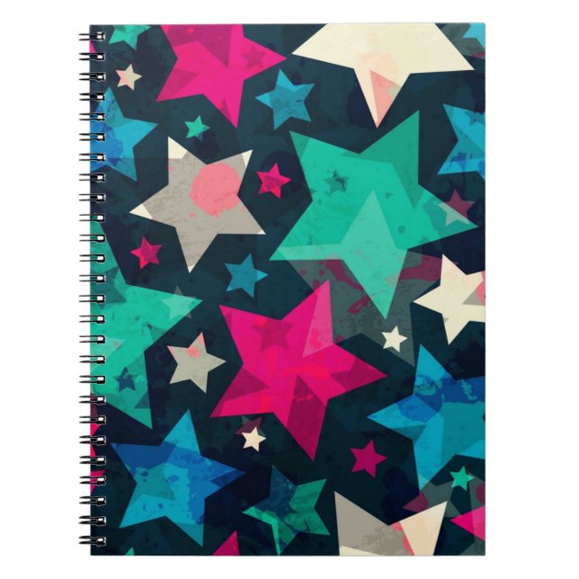 Stars pattern notebook (Front)