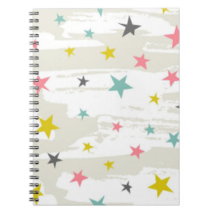 Stars pattern notebook