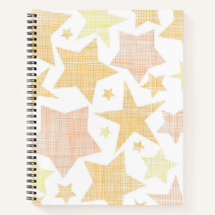 Stars pattern notebook