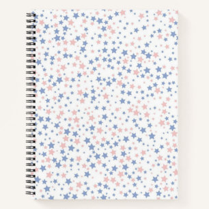 Stars pattern notebook