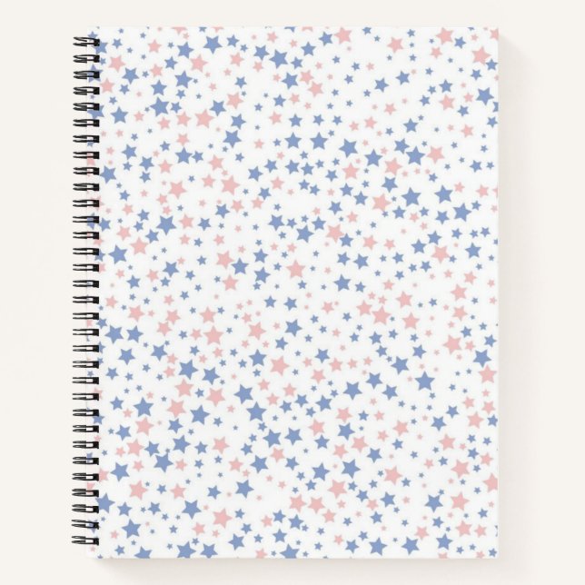 Stars pattern notebook (Front)