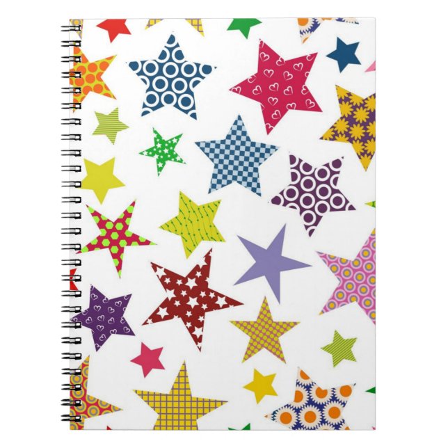 Stars pattern notebook (Front)