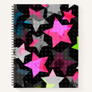 Stars pattern notebook