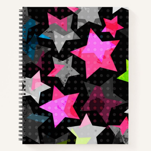 Stars pattern notebook (Front)