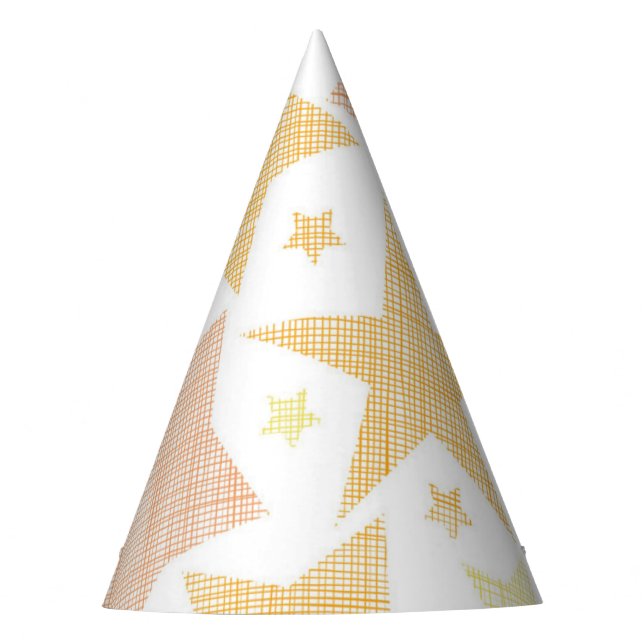 Stars pattern party hat (Front)