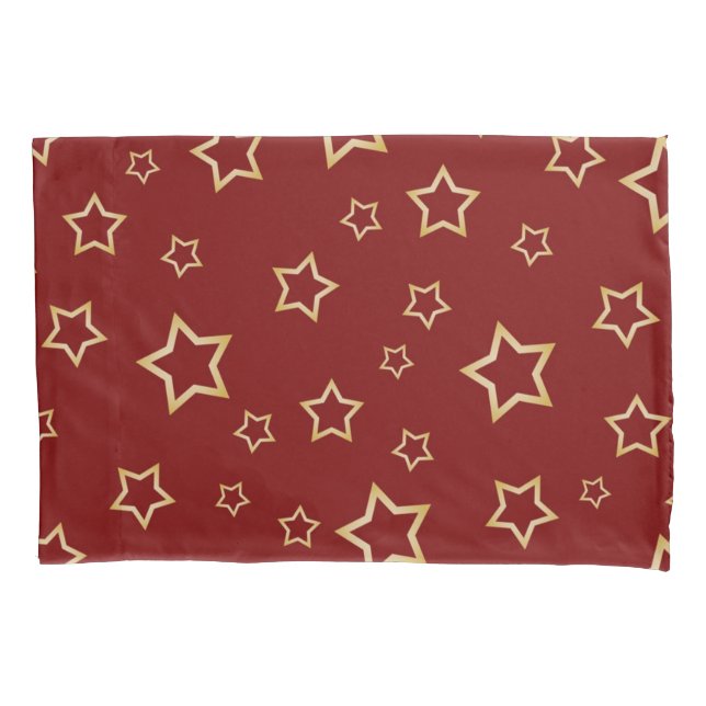 Stars pattern pillowcase (Front)