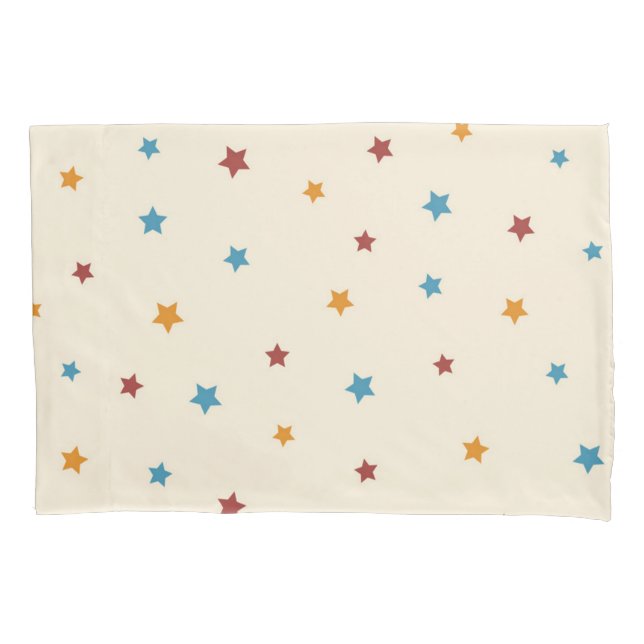 Stars pattern pillowcase (Front)