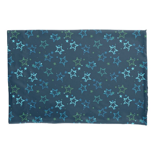 Stars pattern pillowcase (Front)