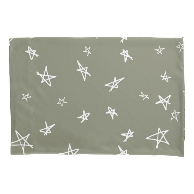 Stars pattern pillowcase (Front)