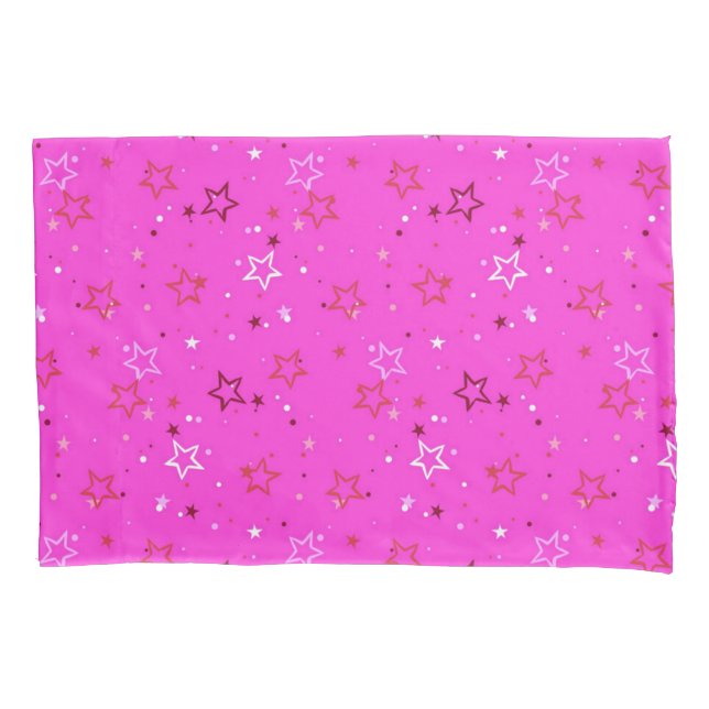 Stars pattern pillowcase (Front)
