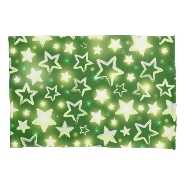 Stars pattern pillowcase (Front)
