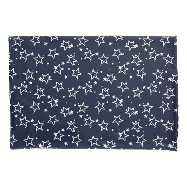 Stars pattern pillowcase (Front)