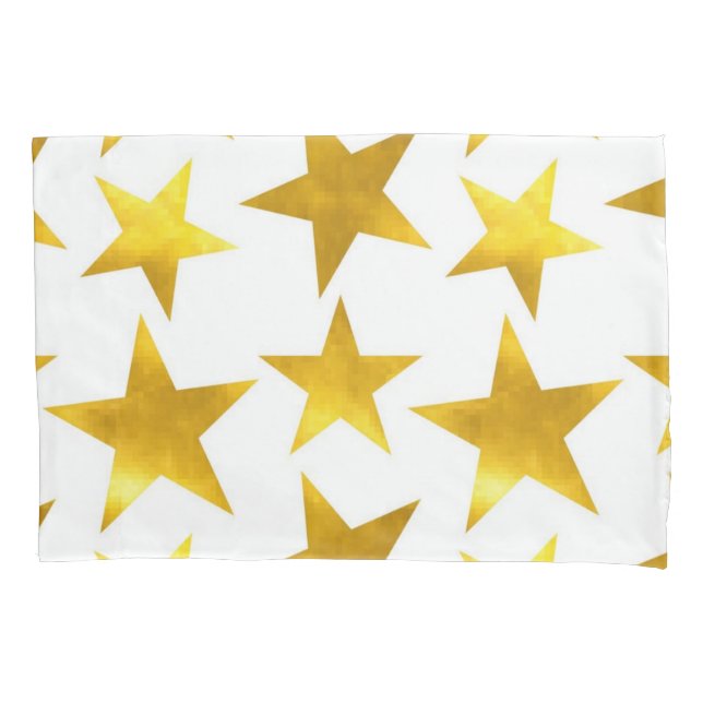 Stars pattern pillowcase (Front)