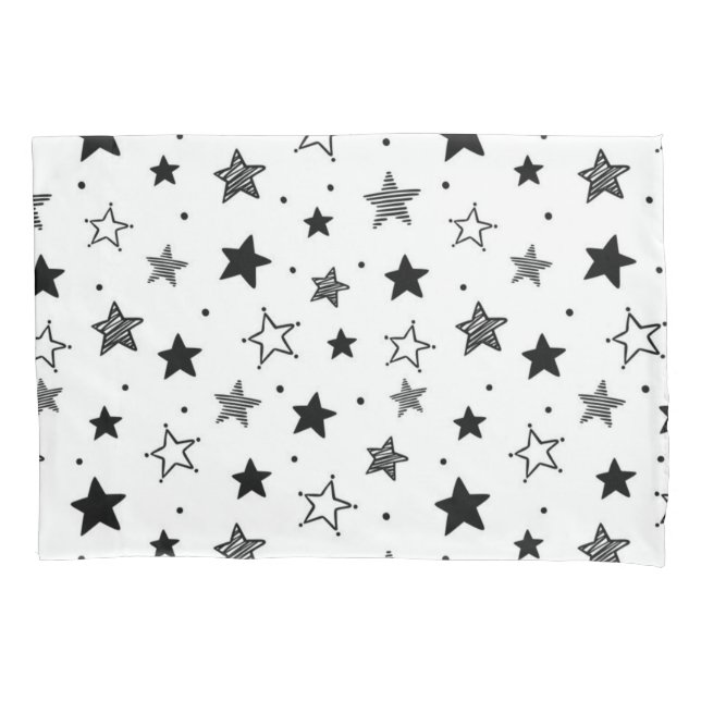 Stars pattern pillowcase (Front)