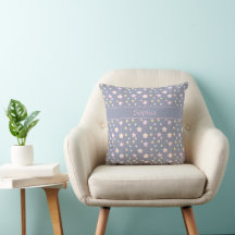 Stars pattern pink gray