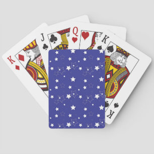 Stars pattern playing cards