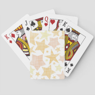 Stars pattern playing cards