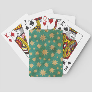 Stars pattern playing cards