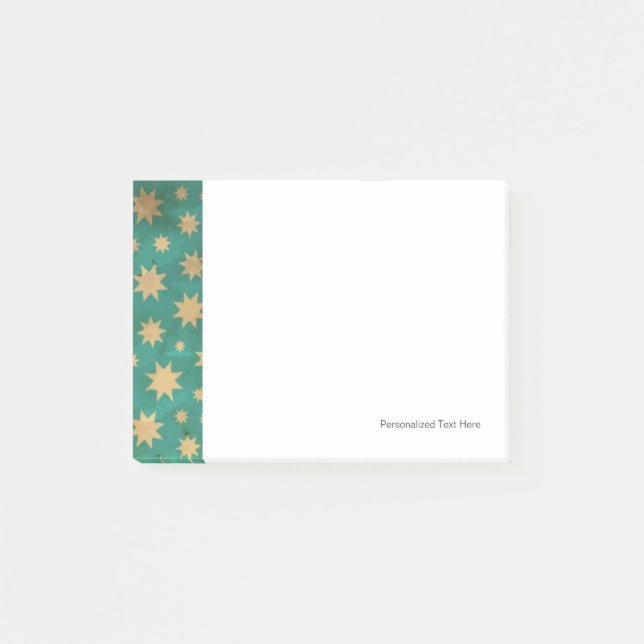 Stars pattern post-it notes (Front)