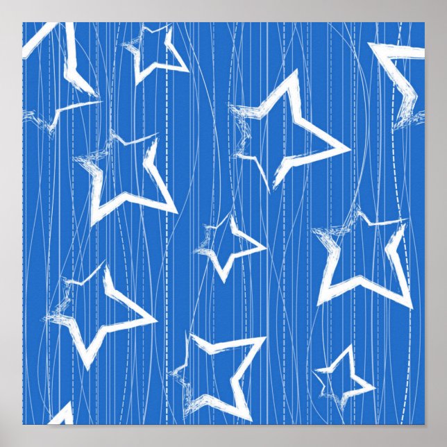 Stars pattern poster (Front)