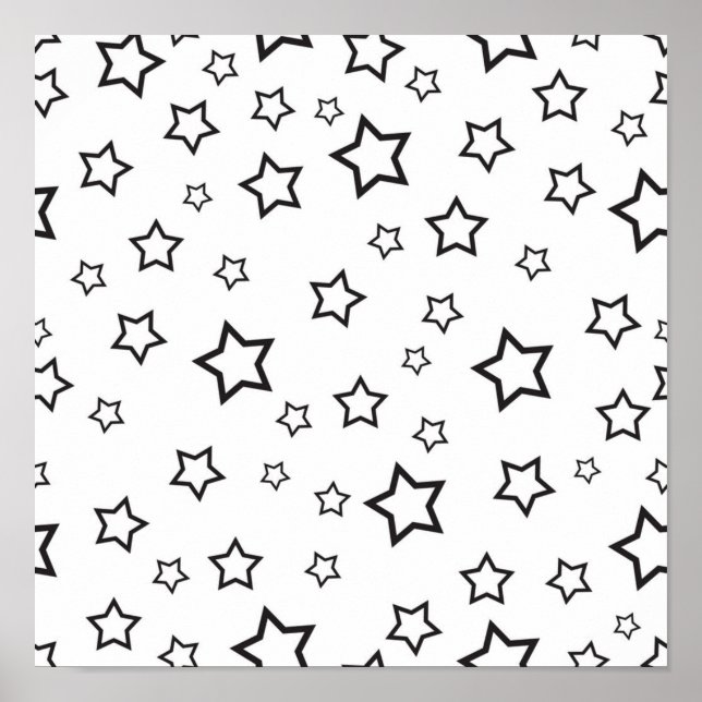 Stars pattern poster (Front)