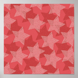 Stars pattern poster