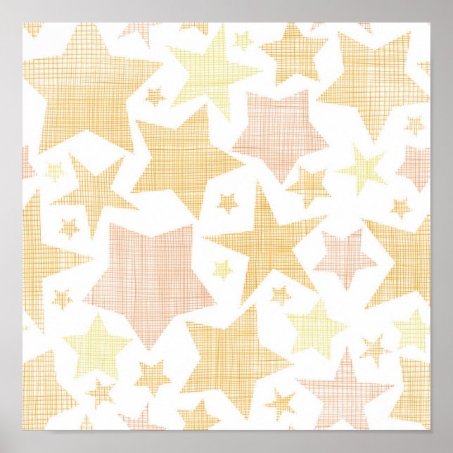 Stars pattern poster (Front)
