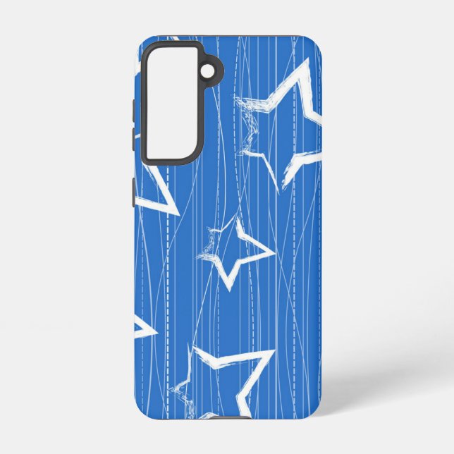 Stars pattern samsung galaxy s21 case (Back)