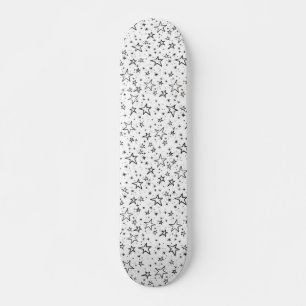 Stars pattern skateboard