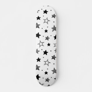 Stars pattern skateboard