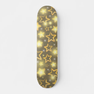 Stars pattern skateboard
