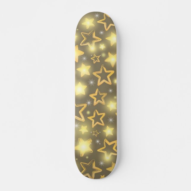 Stars pattern skateboard (Front)