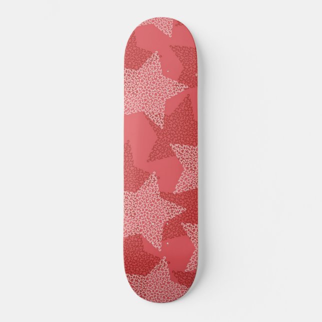 Stars pattern skateboard (Front)
