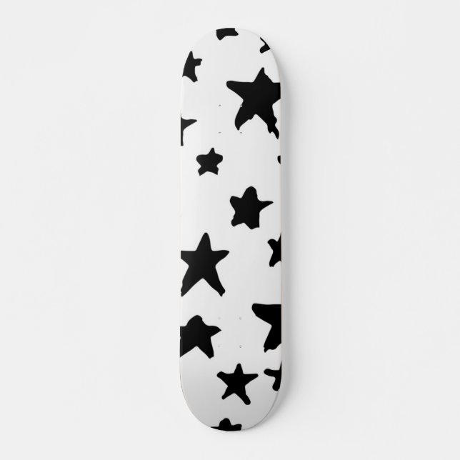 Stars pattern skateboard (Front)