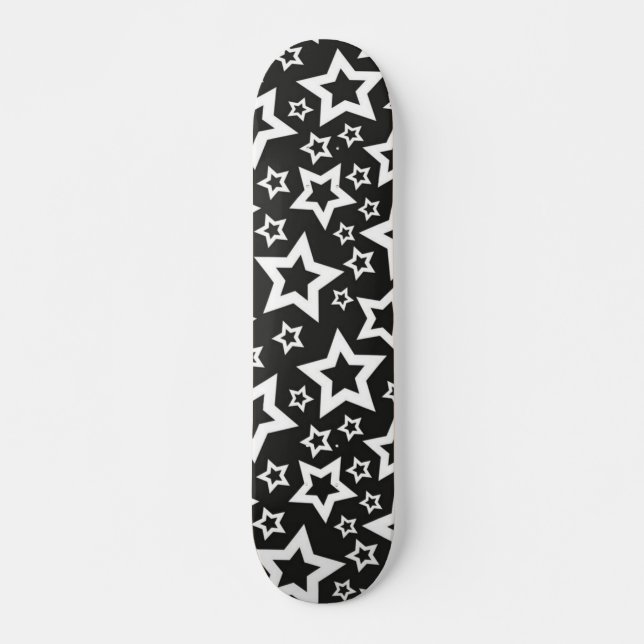 Stars pattern skateboard (Front)