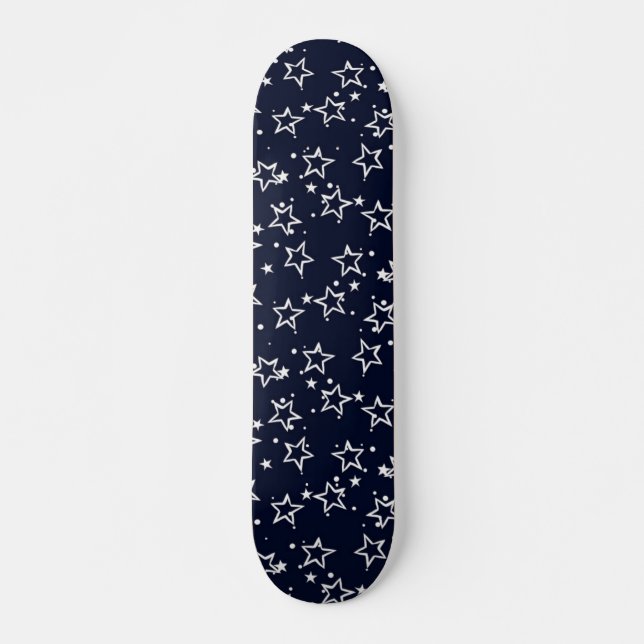 Stars pattern skateboard (Front)