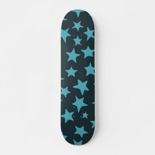 Stars pattern skateboard