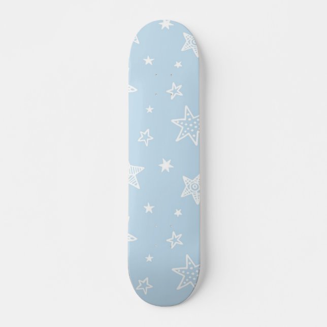 Stars pattern skateboard (Front)
