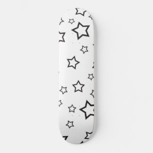Stars pattern skateboard