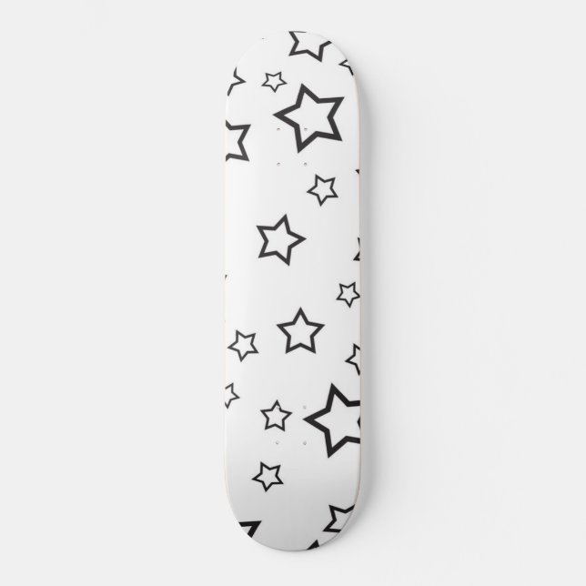 Stars pattern skateboard (Front)