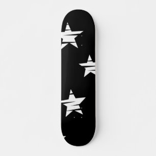 Stars pattern skateboard