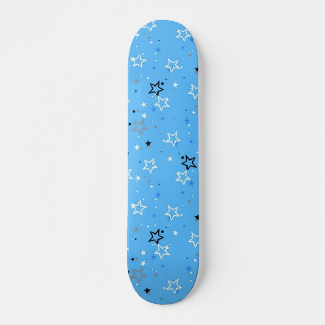 Stars pattern skateboard (Front)