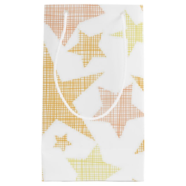 Stars pattern small gift bag (Front)