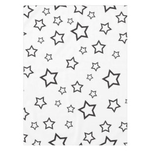Stars pattern tablecloth