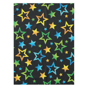 Stars pattern tablecloth