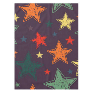 Stars pattern tablecloth